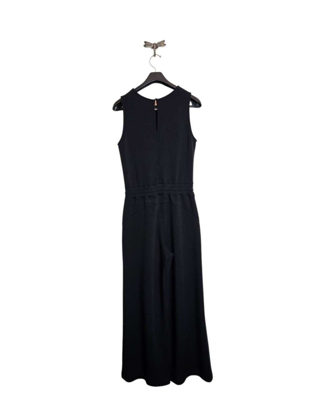 SPANX AirEssentials® French Rib Sleeveless Jumpsuit Very Black M - Picture 3 of 16
